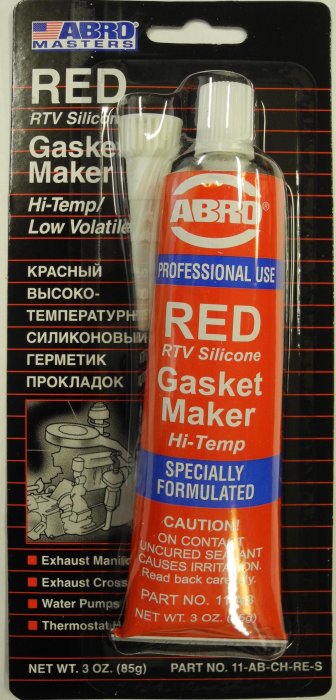 Герметик силикон.(красный) (9735)